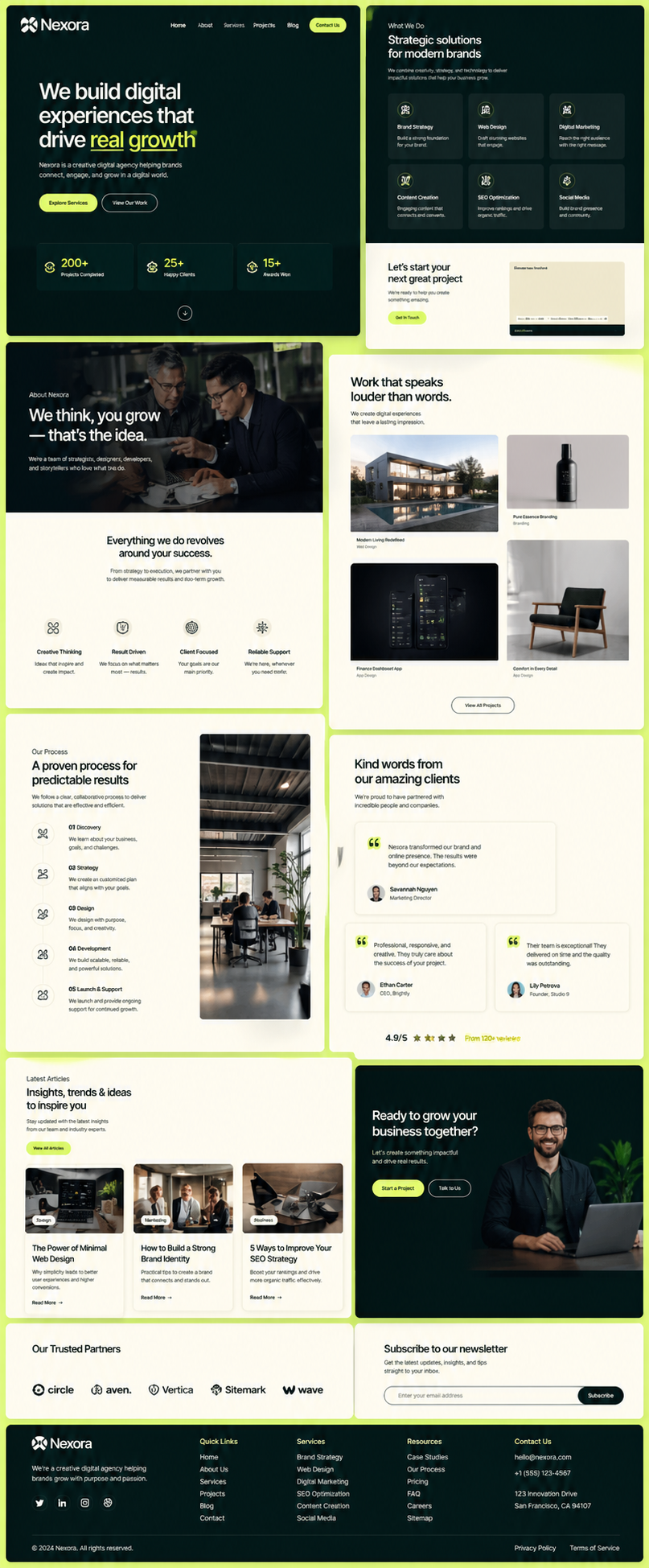 Creative Digital Agency Landing