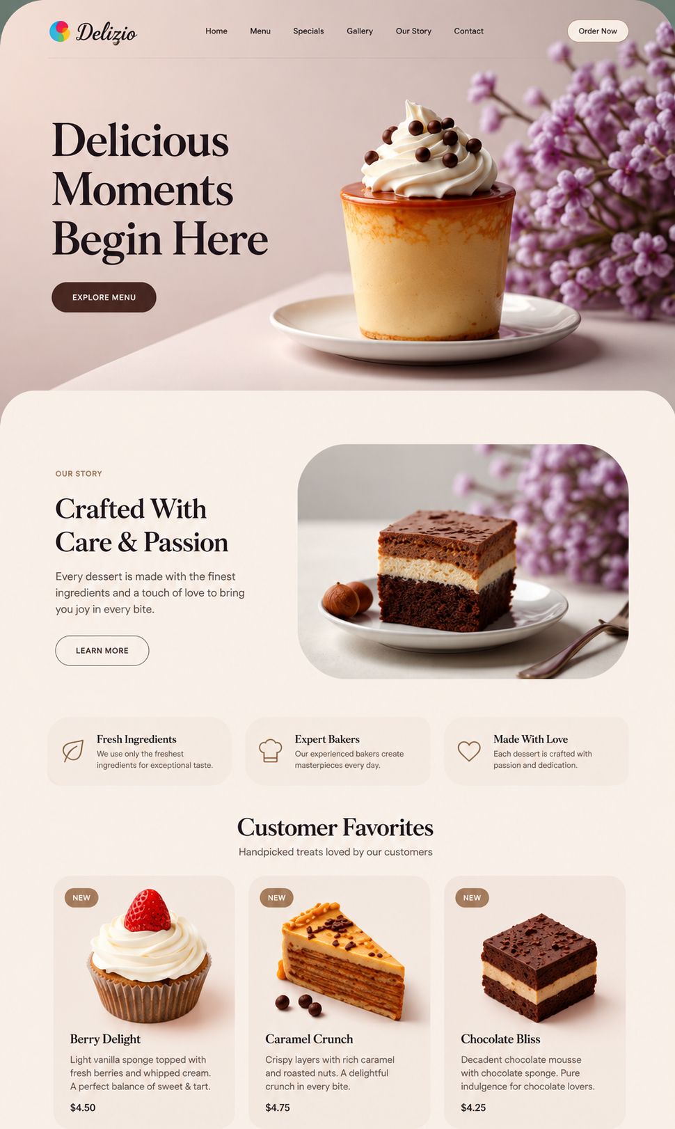 Delizio Desserts